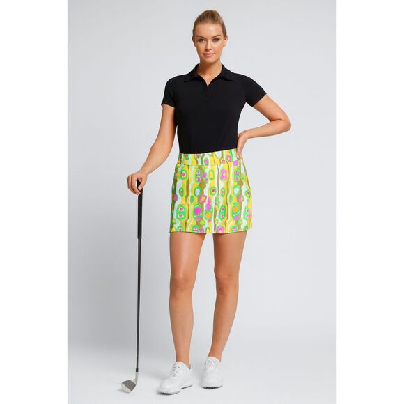 LOUDMOUTH Ladies Multicolor Pattern Golf Skirt   Women's Size 0 - Picture 1 of 6